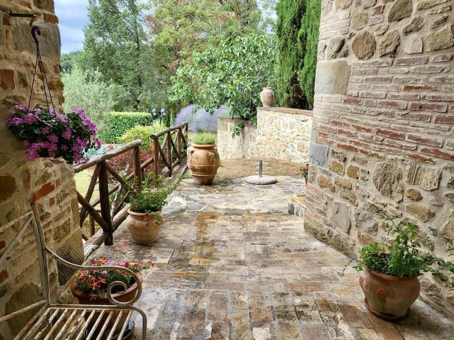 Luxury 1-Bedroom House With The Pool In Tuscany. Ангьяри Экстерьер фото