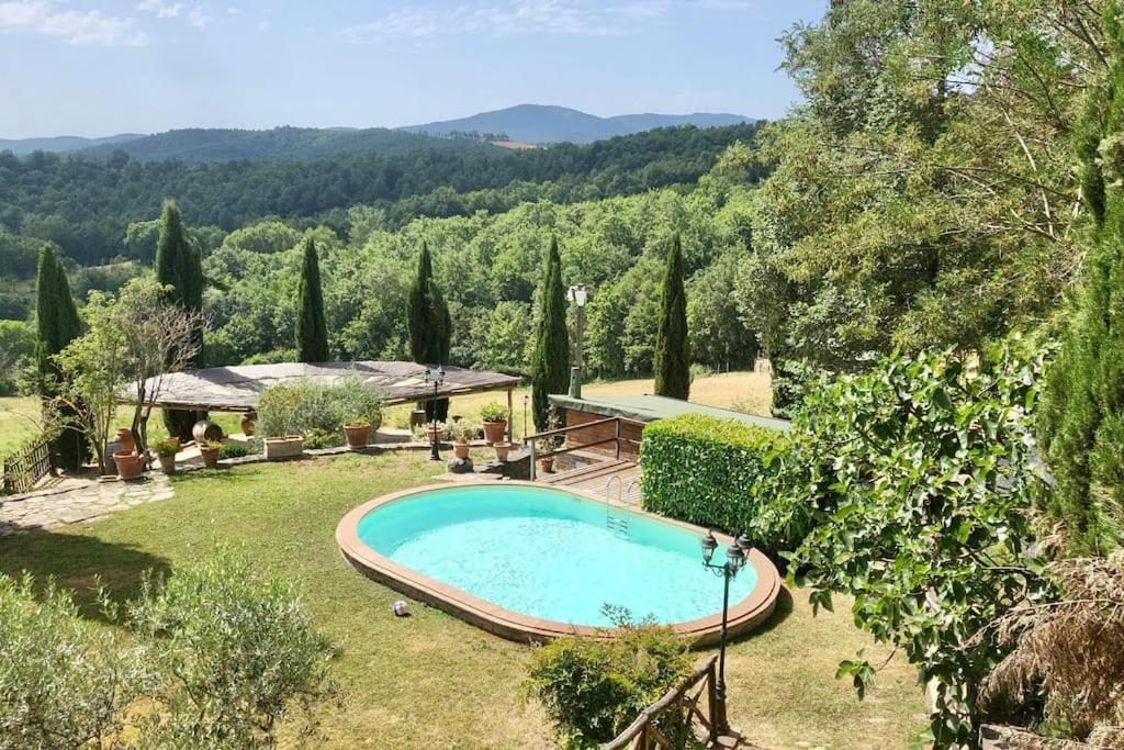 Luxury 1-Bedroom House With The Pool In Tuscany. Ангьяри Экстерьер фото