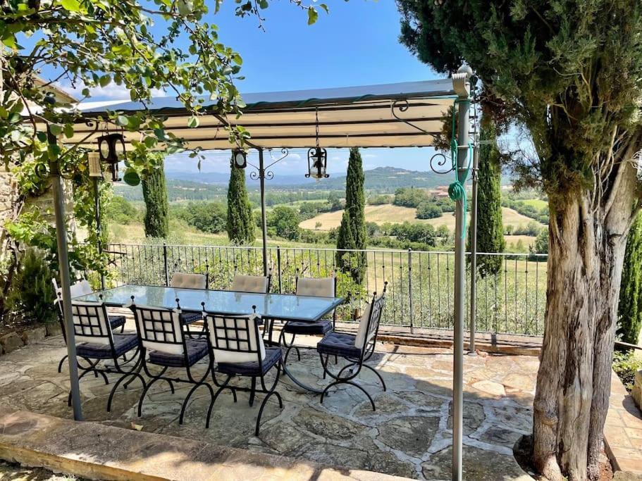 Luxury 1-Bedroom House With The Pool In Tuscany. Ангьяри Экстерьер фото