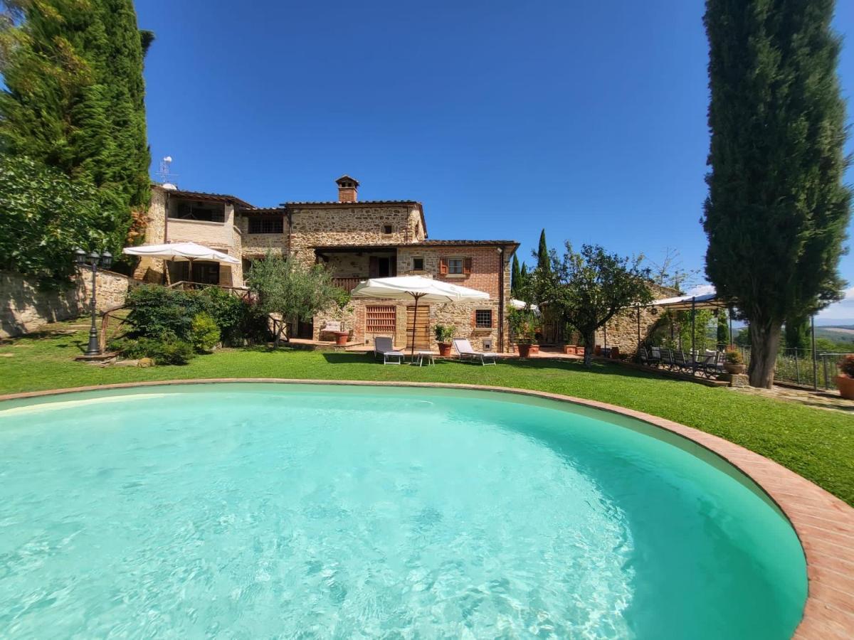 Luxury 1-Bedroom House With The Pool In Tuscany. Ангьяри Экстерьер фото