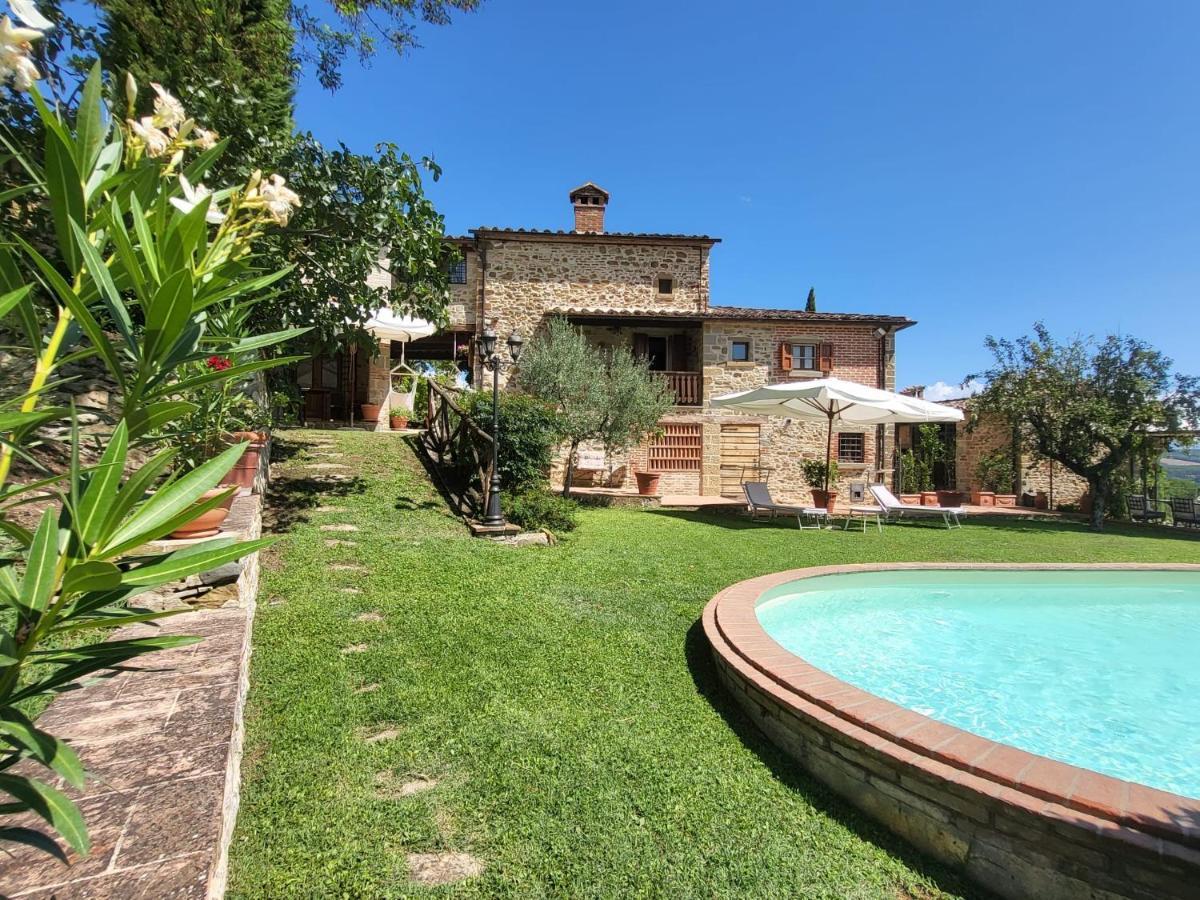 Luxury 1-Bedroom House With The Pool In Tuscany. Ангьяри Экстерьер фото